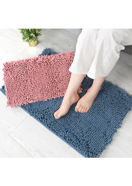 Açık Mor 40X120 cm Düz Renk Banyo Paspası Banyo Halıları Şönil Su Emme Küvet Lavabo Paspas Kaymaz Tuvalet Halısı Peluş Ayak Mat (Yurt Dışından) fiyatları