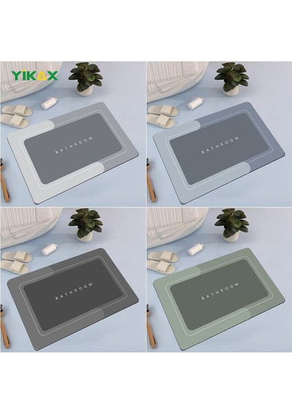 05 30X50CM (Pazen) Çabuk Kuruyan Dikdörtgen Emici Duş Mat Banyo Halısı Kaymaz Giriş Paspas Nappa Deri Zemin Morandi Banyo Paspas Ev Halı (Yurt Dışından) fırsatları
