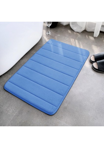 Stil 7 40-60 cm Ev Banyo Paspas Mercan Polar Kalınlaşmak Banyo Paspas Halı Seti Banyo Halı Su Emme Kaymaz Yıkanabilir Halı Tuvalet Zemin Mat (Yurt Dışından)