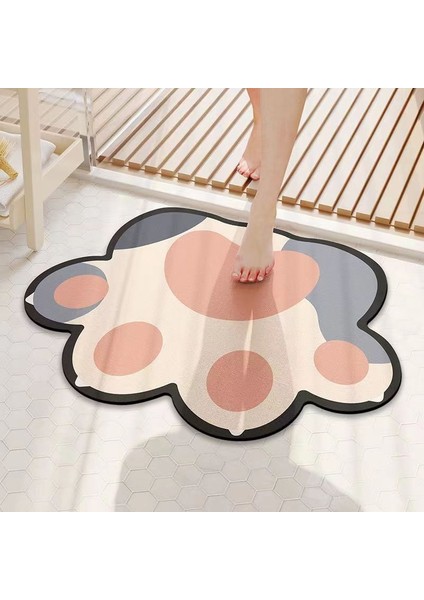 A11 50-80 cm Kaymaz Banyo Paspas Emici Mat Paspas Emici Halılar Banyoda Giriş Paspasları Balkon Sundurma Zemin Alanı Halı Paspas (Yurt Dışından)