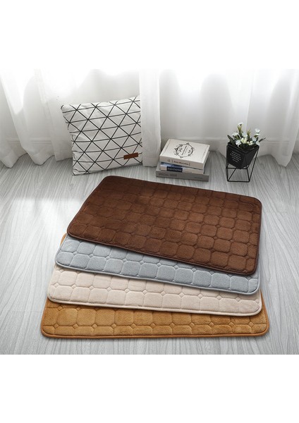 Pembe 50X80CM Güçlü Su Emme Pedi Mercan Polar Halı Banyo Paspas Kaymaz Küvet Yan Kilim Hafızalı Köpük Halı Duş Odası Paspas (Yurt Dışından) fiyatları