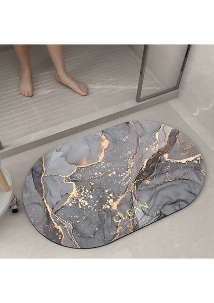 13 50X80 cm Mermer Desen Banyo Halısı Süper Emici Zemin Mat Napa Cilt 40X60 cm Kaymaz Çabuk Kuruyan Banyo Aksesuarları Duş Mat (Yurt Dışından) indirimleri