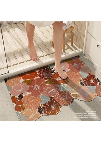 Renk E 30X50CM Diatom Çamur Banyo Paspas Süper Emici Banyo Duş Zemin Mat Kaymaz Giriş Paspas Tuvalet Halısı Modern Stil Halı (Yurt Dışından) fiyatları