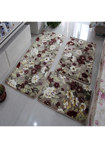 Zihua 1 Adet 40X60 50X80 50X120CM Yumuşak Banyo Paspas Seti Su Emme Banyo Halı Kilim Banyo Paspas Ev Oturma Odası Mutfak Kapı Kat Mat Tuvalet Için Kaymaz (Yurt Dışından)