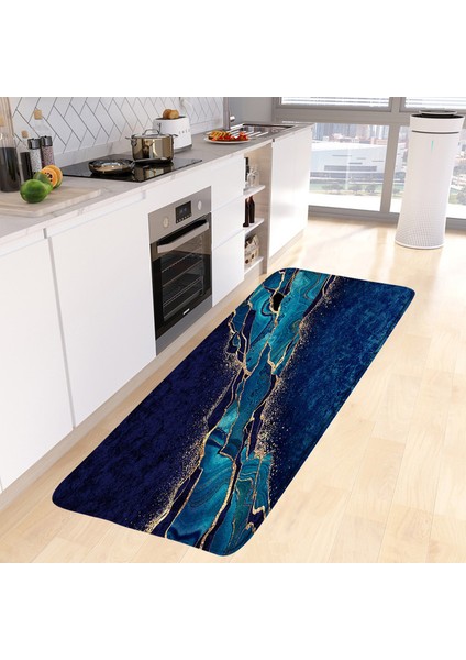 9800R 40X60CM ve 40X120CM Parfüm Mutfak Zemin Mat Seti Yüksek Topuk Pembe Çiçekler Kelebek Siyah Beyaz Çizgili Uzun Halı Ev Dekorasyonu Kaymaz Halı Banyo Paspasları (Yurt Dışından)