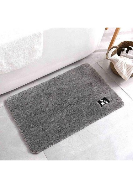 Zürafa Grisi 40X120 cm Mikrofiber Banyo Paspas Süper Emici Banyo Halıları Kilim Küvet Zemin Mat Paspas Duş Odası Tuvalet Banyo Paspas 4 Boyutu (Yurt Dışından)