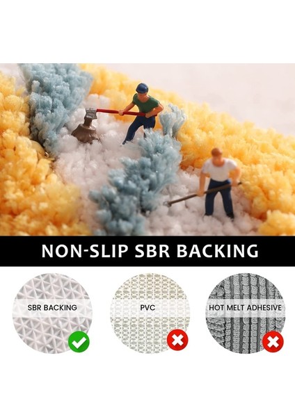 Siye-4 40X60CM Inyahome Yapraklar Banyo Halıları Kaymaz Yumuşak Mikrofiber Banyo Paspası Ekstra Yumuşak Su Emici Makinede Yıkanabilir Duş Zemin Halısı (Yurt Dışından) indirimleri