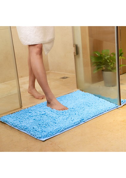 K 40X60 cm Tongdı Banyo Halı Paspas Yumuşak Duş Mikrofiber Şönil Anti-Atlama Sop Halı Dekorasyon Ev Banyo Oturma Mutfak Odası (Yurt Dışından)