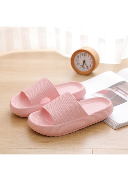 Pembe 38 (39) Süper Yumuşak Ev Terlik Kaymaz Kalın Taban Banyo Duş Için Kadın Erkek Zapatillas De Hombre (Yurt Dışından)