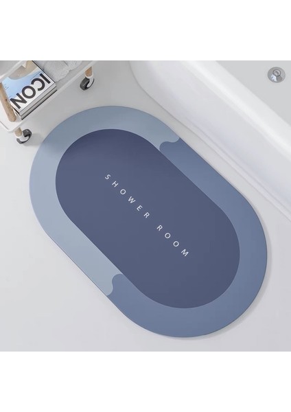 GZN6012 50CMX80CM Banyo Paspas Süper Emici Kaymaz Diatom Çamur Banyo Paspas Balkon Sundurma Mat Mutfak Mat Modern Minimalist Yıkanabilir Giriş Mat (Yurt Dışından)