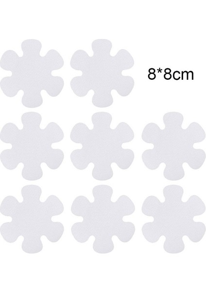 8 Cm-Şeffaf 12 Adet 6/12/20 Adet Kaymaz Küvet Çıkartmaları Su Geçirmez Çiçek Şekilli Kendinden Yapışkanlı Emniyet Duşu Kaymaz Aplikler Ev Banyo Için (Yurt Dışından)