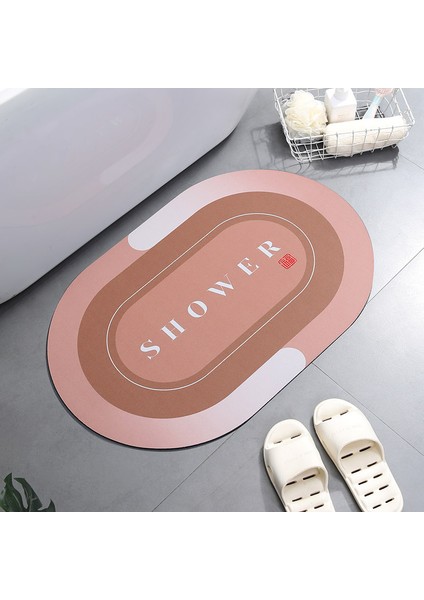 C2 40X60 cm Banyo Paspas Süper Emici Hızlı Kuru Banyo Halısı Giriş Kapısı Paspası Banyo Paspaslar Mutfak Mat Modern Sundurma Alan Paspaslar (Yurt Dışından)