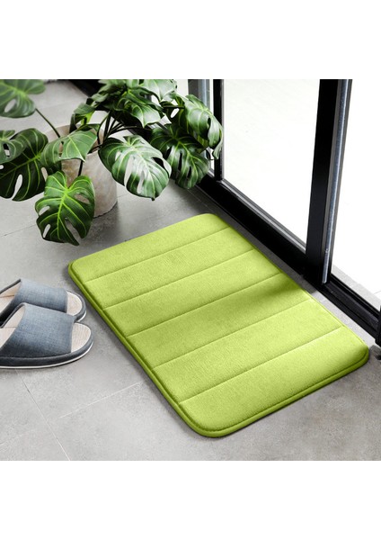 Gri 1 Adet 40X60 50X80 40X120CM Su Emme Banyo Paspas Seti Kaymaz Banyo Paspası Çamaşır Makinesinin Yanında Oturma Odası Yatak Odası Tuvalet Zemin Halı 1 Adet/3 Adet (Yurt Dışından)
