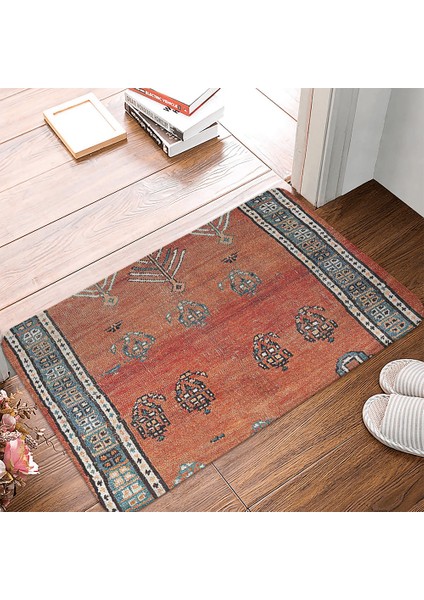 220315-DD1-1(367) 400 mm x 600 mm Bohem Tarzı Mandala Desen Baskılı Flanel Zemin Mat Banyo Dekor Halı Oturma Odası Mutfak Için Kaymaz Hoşgeldiniz Paspas (Yurt Dışından) fırsatları