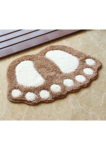 Renk 6 Yaklaşık 40X60CM Ayak Baskı Banyo Paspasları, Kaymaz Banyo Halısı, Mat Tuvalet Tapete Para Banheiro, Banyo Halısı Banyo Pedi Halıları, Mikrofiber Mini Paspaslar (Yurt Dışından)