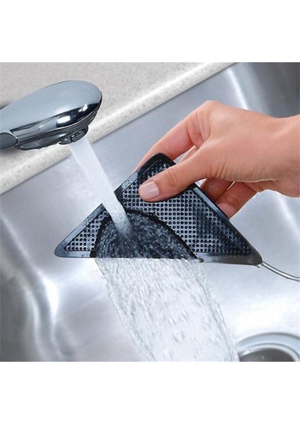 105X105MM 5 Stil Üçgen Yıkanabilir Yeniden Kullanılabilir Halı Tutucu Anti-Skid Kauçuk Mat Kaymaz Yama Bandı Fayans Zeminler Halılar Köşeler Ped 8 Adet (Yurt Dışından) indirimleri
