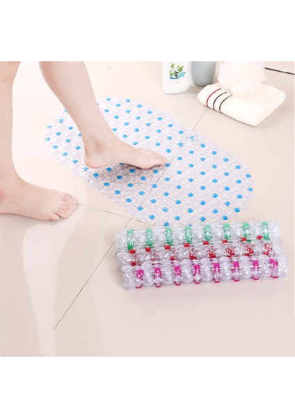 Koyu Mavi 1 Dikdörtgen Pvc Kaymaz Banyo Paspasları Yumuşak Duş Banyo Masaj Mat Vantuz Kaymaz Küvet Halı Büyük Boy Kaymaz Paspaslar (Yurt Dışından) fırsatları