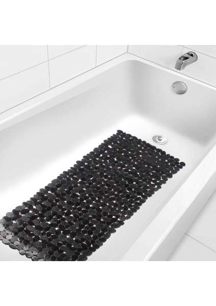 Mavi 70X36CM Zloog 1 Adet Kaymaz Banyo Paspası Banyo Aksesuarları Çakıl Şekilli Küvet Duş Matı Vantuzlu Banyo Paspası (Yurt Dışından) indirimleri
