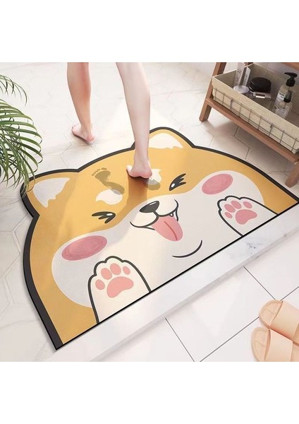 A6 60-90 cm Kaymaz Banyo Paspas Emici Mat Paspas Emici Halılar Banyoda Giriş Paspasları Balkon Sundurma Zemin Alanı Halı Paspas (Yurt Dışından)