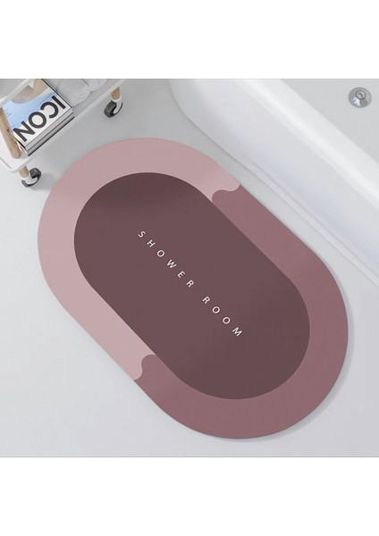 GZN6009 50CMX80CM Banyo Paspas Süper Emici Kaymaz Diatom Çamur Banyo Paspas Balkon Sundurma Mat Mutfak Mat Modern Minimalist Yıkanabilir Giriş Mat (Yurt Dışından)