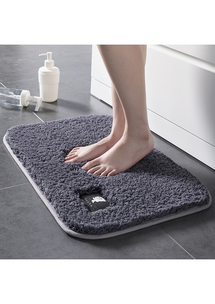Gül Kırmızı 500 mm x 800 mm Kapalı Banyo Halısı Kaymaz Set Emici Kir Toplayıcı Dikdörtgen Paspaslar Ayaklar Yumuşak Mikrofiber Ev Halı Kaymaz Banyo Paspası (Yurt Dışından) modelleri