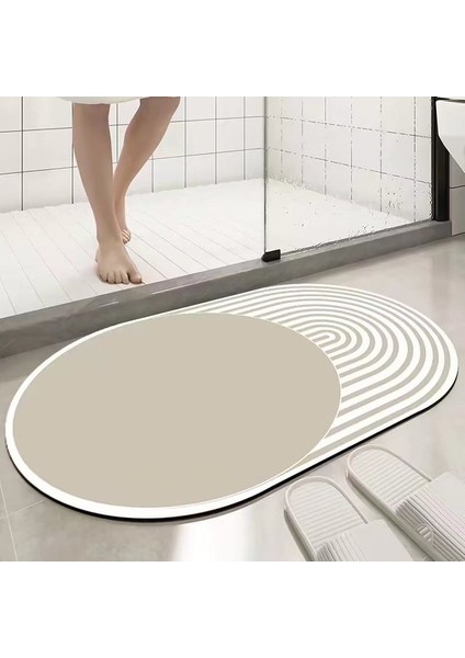 Diatom Çamur C 40X60 cm Emici Banyo Banyo Paspas Çabuk Kuruyan Mercan Polar Banyo Halısı Kaymaz Giriş Paspas Paspaslar Halı Pedi Ev Dekor (Yurt Dışından)