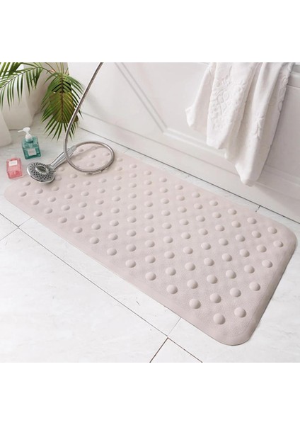 Mavi Banyo Paspası 400MM x 700MM 1pc Kauçuk Banyo Kaymaz Mat Emniyet Duşu Kaymaz Banyo Paspası Yumuşak Büyük Kaymaz Mat Vantuzlu Taşınabilir Banyo Paspası (Yurt Dışından)