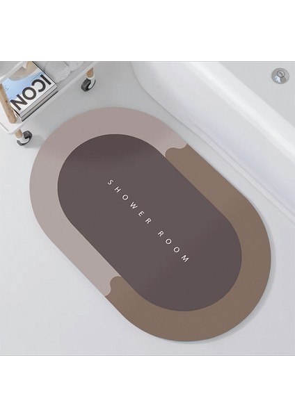 GZN6020 50CMX80CM Banyo Paspası Emici Özelleştirme Modern Basit Kaymaz Diatom Çamur Çabuk Kuruyan Yüksek Kaliteli Ev Yağ Geçirmez Mutfak Banyo Paspası (Yurt Dışından)
