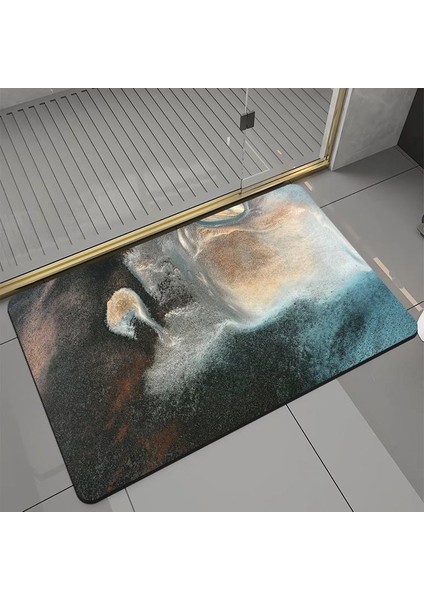 S0017 500MMX800MM 30 Renk Süper Emici Zemin Mat Kaymaz Çabuk Kuruyan Banyo Paspas Zemin Halı Kolay Temizlenebilir Ev Yağ Geçirmez Mutfak Mat (Yurt Dışından)