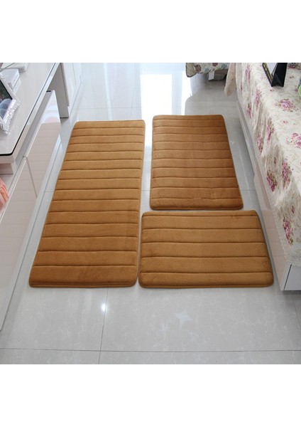 Gül Kırmızı 3 Adet Yaklaşık 50X60 50X80 cm 3 Adet/takım Bellek Köpük Banyo Paspas Halı, Modern Zemin Anti-Silp Banyo Halıları Halı Paspas, Halı Banyo, Klozet Mat, Tapete Alfombras (Yurt Dışından) modelleri