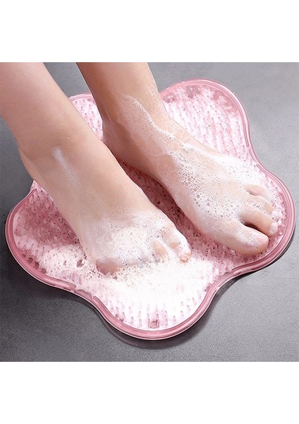 Stil 4 Göl Mavisi Gösterildiği Gibi Silikon Banyo Ayak Masaj Yastığı Mat Duş Sırt Masaj Yastığı Fırça Vantuz Banyo Kaymaz Banyo Paspası Anti Patinaj Pedi (Yurt Dışından) fiyatları