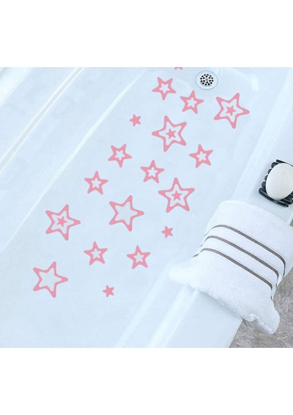 Pembe 6 Adet 6/12/20 Adet Merdiven Basamakları Kaymaz Kauçuk Banyo Küveti Denizyıldızı Kaymaz Çıkartmalar Banyo Duş Kaymaz Etiket (Yurt Dışından)