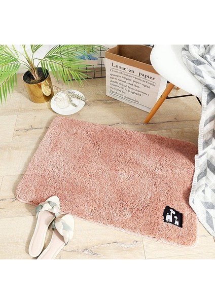 Zürafa Pembe 40X120 cm Mikrofiber Banyo Paspas Süper Emici Banyo Halıları Kilim Küvet Zemin Mat Paspas Duş Odası Tuvalet Banyo Paspas 4 Boyutu (Yurt Dışından)