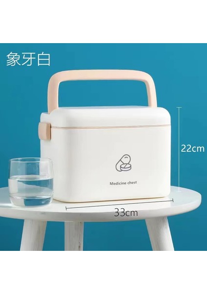 Tıbbi Kutu Ev Büyük Kapasiteli Ev Ayakta Tıbbi Ilk Yardım Çantası Komple Set Tıbbi Acil Durum Kutusu Ilaç Saklama Kutusu ile (Yurt Dışından)