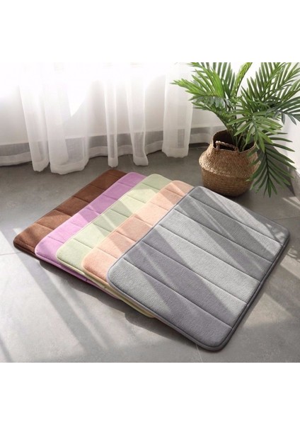 Gül Kırmızı 400 mm x 600 mm 12 Renk Ev Banyo Paspas Süper Emici Banyo Halıları Kilim Yumuşak Bellek Köpük Zemin Yatak Odası Tuvalet Zemin Duş Halısı Dekor (Yurt Dışından) fırsatları