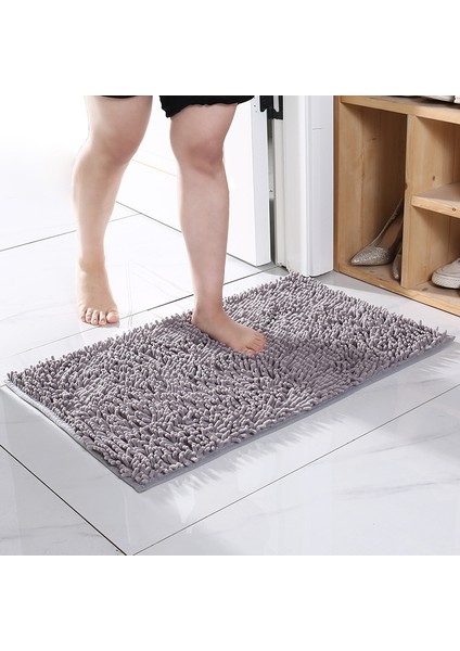Ch-14 60X90CM Inyahome Peluş Mikrofiber Kaymaz Yumuşak Banyo Halısı Emici Makinede Yıkanabilir Şönil Banyo Paspası Hızlı Kuru Sevişmek Banyo Halısı (Yurt Dışından) modelleri