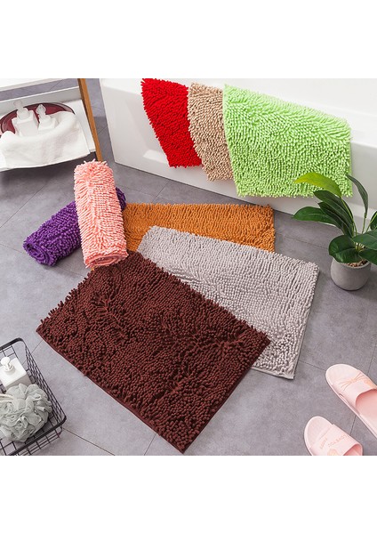 Gök Mavisi 40X60CM 40X60CM Yumuşak Halı Kaymaz Banyo Odası Halı Zemin Paspas Kir Kaymaz Şönil Zemin Kapı Minderi Paspaslar Duş Halıları (Yurt Dışından) modelleri