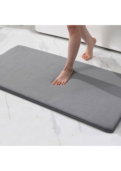 Stil 2 51CMX81CM Homaxy Süper Emici Bellek Köpük Halı Kaymaz Banyo Tuvalet Banyo Paspas Yumuşak Oturma Odası Yatak Odası Duş Dekoratif Zemin Halı (Yurt Dışından)