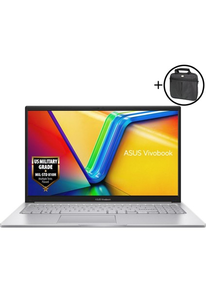 Vivobook 15 X1504ZA-BQ441 Intel Core I7 1255U 16GB 512GB SSD Freedos Taşınabilir Bilgisayar Fhd + 15.6" Taşınabilir Bilgisayar Çantası