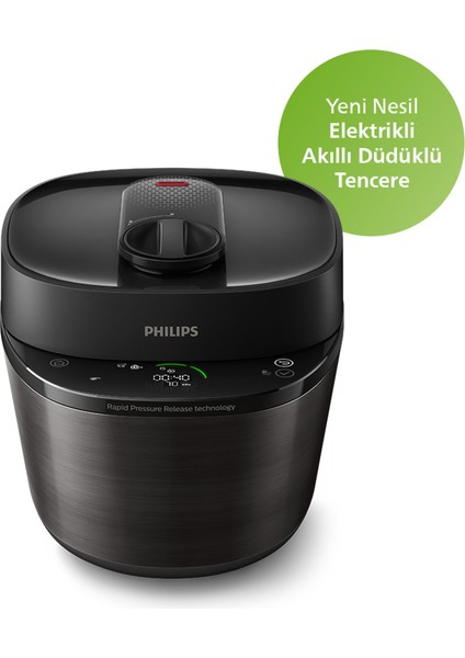 Orginal All In One Cooker Elektrikli Düdüklü Tencere, 5l Kapasite 35 Farklı Program 30 Dk’da Leziz Yemekler