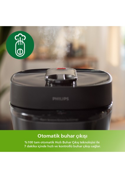 Orginal All In One Cooker Elektrikli Düdüklü Tencere, 5l Kapasite 35 Farklı Program 30 Dk’da Leziz Yemekler