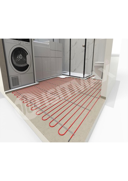 Banyo Seramik Altı Elektrikli Yerden Isıtma Mat Sistem 2m2