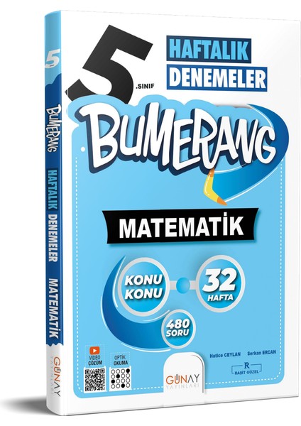 5. Sınıf Matematik Bumerang Haftalık Denemeler Güncel