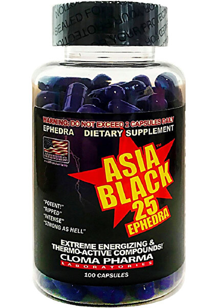 Cloma Pharma Asıa Black 25 Fat Burner 100 Kapsül