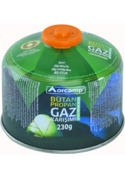 230 Gram Vidalı Gaz Kartuşu KTS-230