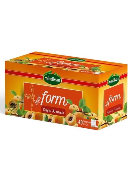 Kayısı Aromalı Form Çayı 1.5 gr x 40 Süzen Poşet