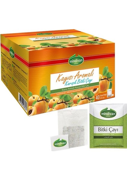 Kayısı Aromalı Form Çayı 1.5 gr x 40 Süzen Poşet