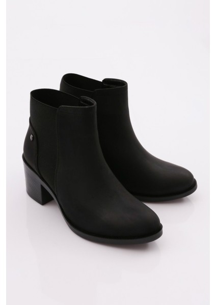 4255-2027 Kadin Yanlari Lastikli Topuklu Bot fiyatları
