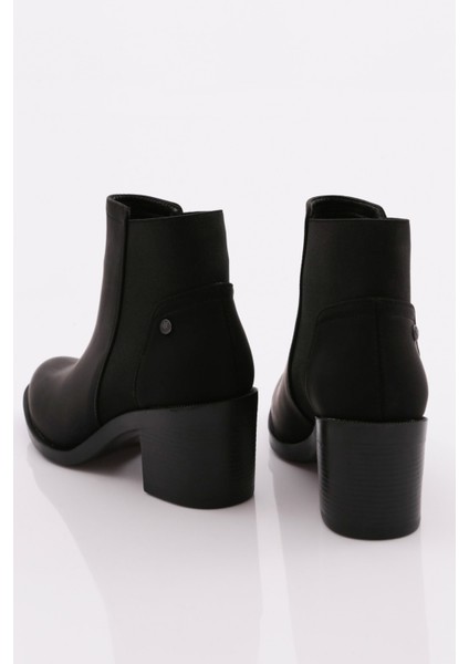 4255-2027 Kadin Yanlari Lastikli Topuklu Bot modelleri