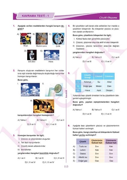 11. Sınıf Kimya Konu Anlatımı Mps (Modüler Piramit Sistemi) + Soru Bankası